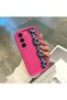 Infinix Hot 60I 4g Compatible Pink Red Silicone Case Shockproof Camera Protection Dotted Lace Pattern - 4