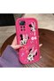 Redmi Note 11 Pro 4G/5G Compatible Pink Red Silicone Case Shockproof Camera Protection Minnie and Bow Pattern