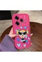 Tecno Pova 6/Pova 6 Pro Compatible Pink Red Silicone Case Shockproof Camera Protection Heart Powerpuff Girls Patterned