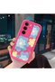 حافظة سيليكون وردية حمراء متوافقة مع Realme C75 4G، مقاومة للصدمات، حماية للكاميرا، نمط زهور - 3