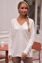 Ecru V-Neck Cuffed Sleeves Thin Sequined Casual Knitwear Sweater 70 60 - 7