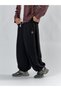 Black oversize baggy men's pants coc3414 - 4