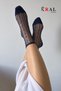 Miss Madam 4 Pairs Women's Stone Detailed Cotton Tulle Socks - 5