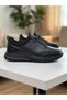 Mk-02 Black Genuine Leather Casual Men's Shoes - 4
