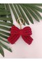 Knitted Bow Keychain, Bag Charm, Bag Accessory Ornament