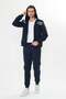 Men's Hooded Stripe Detailed Tracksuit Set Navy Blue-9521 - 3