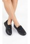 Daily Women's Black Lace-Up Anatomical Padded Sole Sneaker - 2
