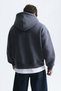 Boxy Fit Metal Clip Closure Sweatshirt - 5