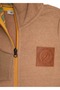 Sustainable Hooded Light Brown Winter Boys' Sports Jacket - 6