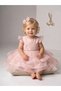 6-24 Months Stone-Embellished Evening Dress - Powder - 3