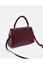 Women Burgundy Chain Embellished Handbag - 3