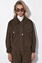 Velvet Pocket Detailed Jacket - 6