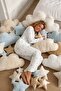 Women's Patterned Buttoned Long Sleeve White Pajama Set - 3