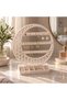 Jewelry Organizer Earring Stand Decorative Desktop Display with Ring Compartments - 6