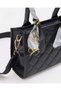 Girls Black Quilted Day Bag - 2