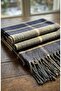 Men's Winter Scarf Woven Tassel Soft Textured Winter Scarf - 2