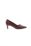 Charlotte Black Color Pointed Toe Women's Heeled Shoes (6cm) - 2