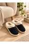 Plush House Slippers with Fur Inside, Warm Sole, Comfortable Winter Slippers, Non-Slip Sole - 4
