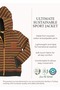 Sustainable Hooded Striped Winter Boys' Sports Jacket - 4
