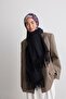 Classic Tasseled Wide Scarf - 3