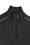 Men's Zippered Half Fisherman Stone Sweater Knitwear Solid Color Classic Fit - 5242B - 4