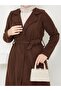 Standard Sleeve with Pocket Detail Without Lining, 110 cm Length, Cashmere Coat - 8