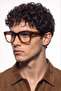 Belen Brown Light Men's Blue Light Protective Glasses - 2