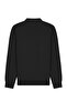 Men's Large Size Polo Collar Black Sweater Rice Patterned Cotton Knitwear Steel Knit - 5410F Bat - 6