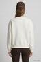 Bisiklet Yakalı Basic Oversize Sweatshirt 954 Ekru - 4