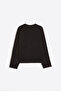 Eazy Unisex Oversize Long Sleeve T-Shirt 100% Cotton Black Who Cares Printed Boxy Fit T-Shirt - 5