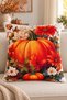 Digital Printed Decorative Throw Pillow Cover 43X43 cm – Modern Patterned Linen Texture - 2