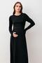 Long Sleeve Flexible Comfortable Viscose Maternity Nightgown - 2