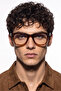 Belen Brown Light Men's Blue Light Protective Glasses