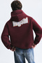 Oversize back printed sweatshirt - 5