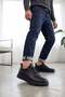 Elit Mzv282C Men's Genuine Leather Casual Shoes Black