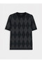 Ozmarka New Season Black Diamond Patterned Women's Knitwear Sweater - 5