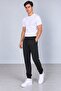 Unisex Regular Ribbed Rain Pattern Long Sweatpants
