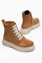 Women's Troklu Mc Accessory Lace-Up and Zippered 002 Non-Slip Thick Sole Boots & Booties - 5