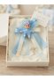 Blue Ribbon Baby Door Decoration Material Basket Ornament - 4