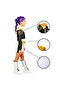 Golden Rumi Costume Set 7-8 Years S