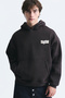 Oversize back printed sweatshirt
