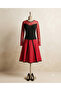 Women's Flared Midi Home Dress Long Sleeve Lace Detailed Cotton Lycra Standard Size Compatible with M-L-Xl - 3