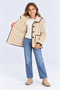 Girl's Lamb Plush Coat Black Ribbed Buttoned Pocketed Soft Winter Jacket Ak102 - 3