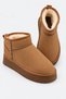 Women's Boots Stone Detailed Fur Lined Winter Short Boots Thick Sole Daily Suede Women's Boots - 5