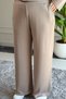 6721 - Stylish, Comfortable, Loose Viscose Soft Modal Fabric, Waist Drawstring Detail, Zippered Women's Set - 6