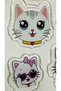 Three-Dimensional Gel Jelly-Like 3D Cute Kittens Self-Adhesive Sticker