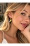 Women's Bee Figured Dangle Earrings Yellow Black Blue Winged Cute Bijouterie Earrings - 2