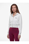 Embroidered Relaxed Fit Long Sleeve Hooded Sports Sweatshirt - 2