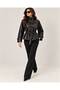 Women's Premium Faux Leather Lined Stand Collar Belted Pocket Trench Coat Jacket - 3