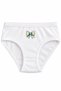 Girl's 2-Piece Underwear Set, Off-White Rabbit Ribbon Front and Heart Back Print, 2-Piece Tank Top and Panties Set, Cotton Kids 2-Piece Set, Patterned 2-Piece Underwear, Gift Underwear 2Tkm-16-B - 4